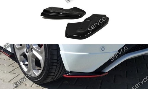 Prelungire splitter bara spate Ford Fiesta Mk7 ST Stline Zetec S Facelift 2013-2016 v6 - Maxton Desi...