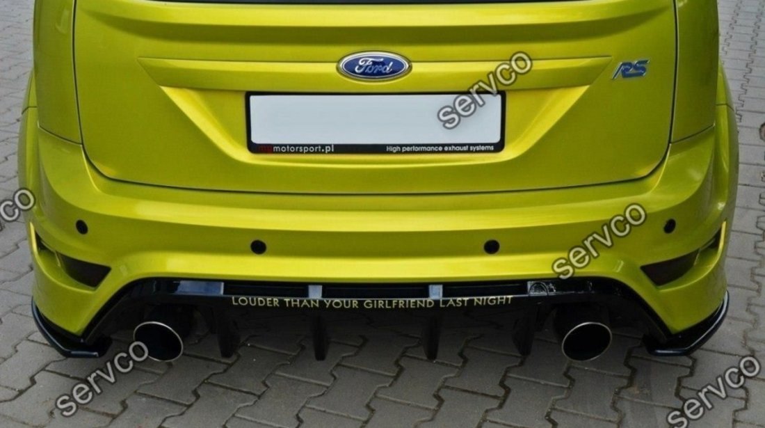 Prelungire splitter bara spate Ford Focus Mk2 RS 2008-2011 v8 - Maxton Design