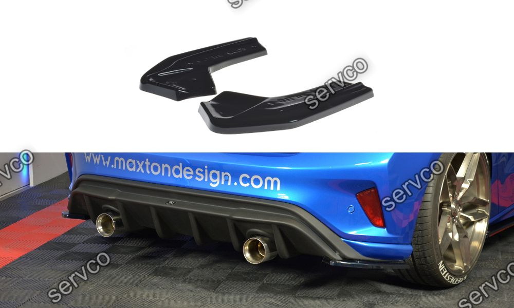 Prelungire splitter bara spate Ford Focus Mk4 St-Line 2018- v18 - Maxton Design