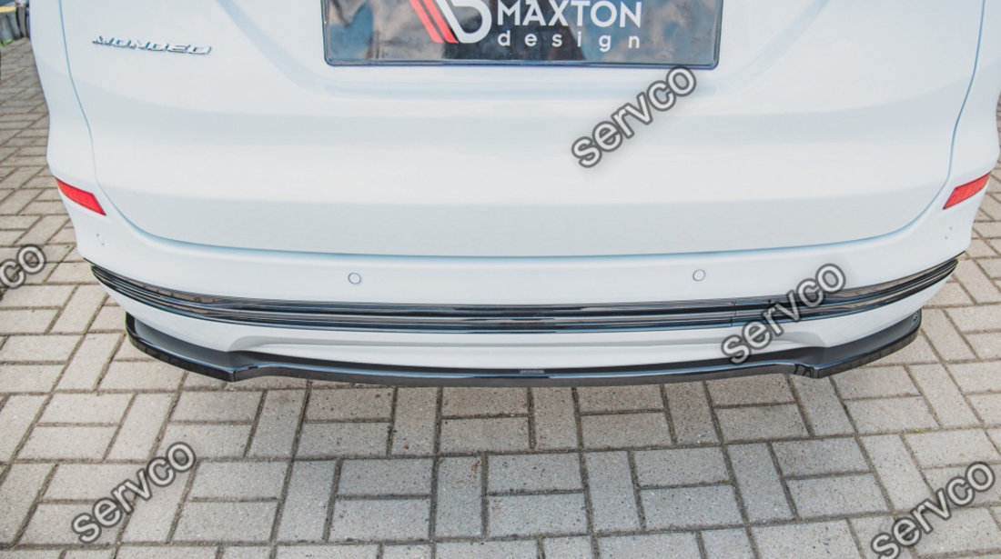Prelungire splitter bara spate Ford Mondeo Estate Platinium Mk5 Facelift 2019- v3 - Maxton Design