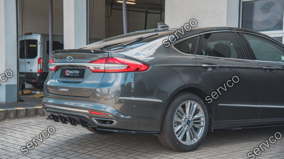 Prelungire splitter bara spate Ford Mondeo Vignale Mk5 Facelift 2019- v2 - Maxton Design