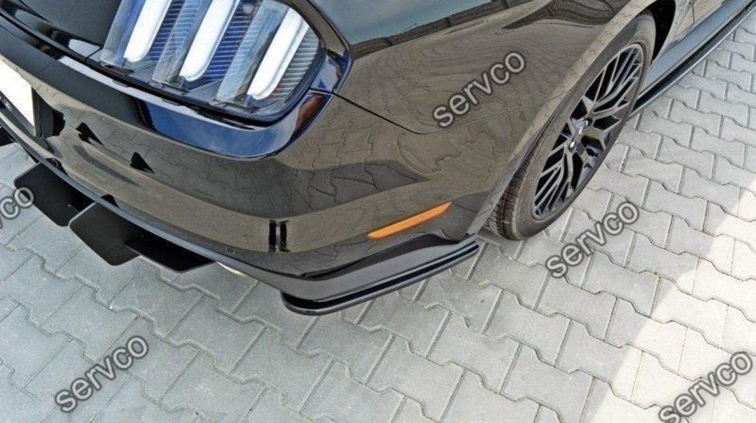 Prelungire splitter bara spate Ford Mustang Mk6 GT 2015-2020 v1 - Maxton Design
