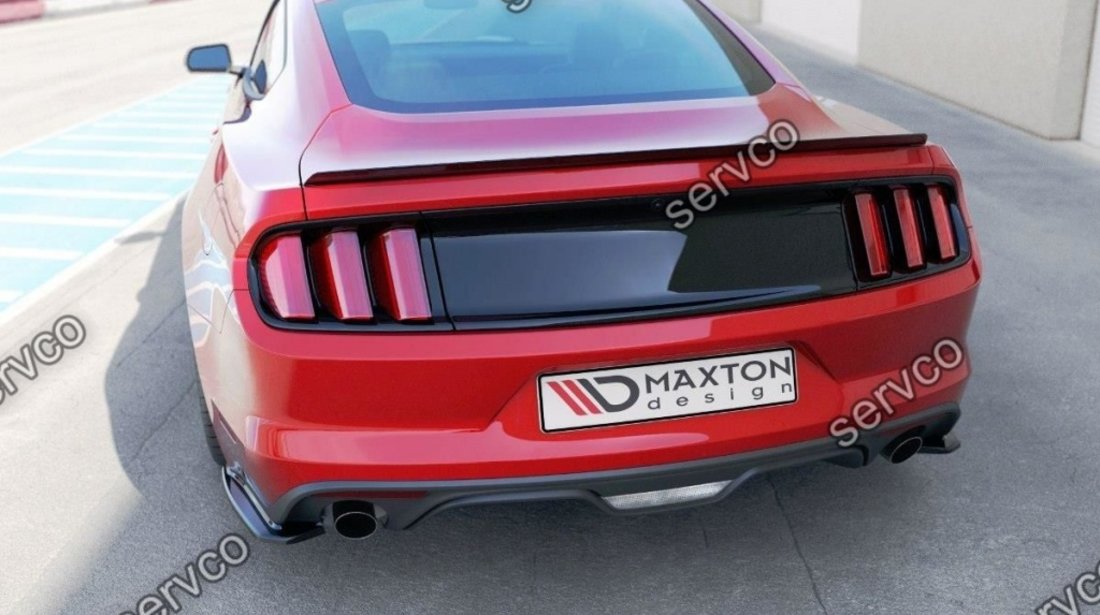 Prelungire splitter bara spate Ford Mustang Mk6 2015-2018 v2 - Maxton Design