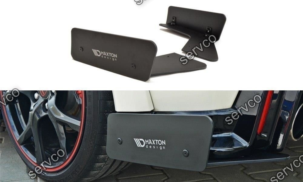 Prelungire splitter bara spate Honda Civic Mk9 Type R 2015- v4 - Maxton Design