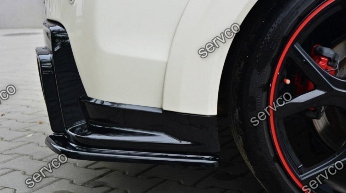 Prelungire splitter bara spate Honda Civic Mk9 Type R 2015- v5 - Maxton Design