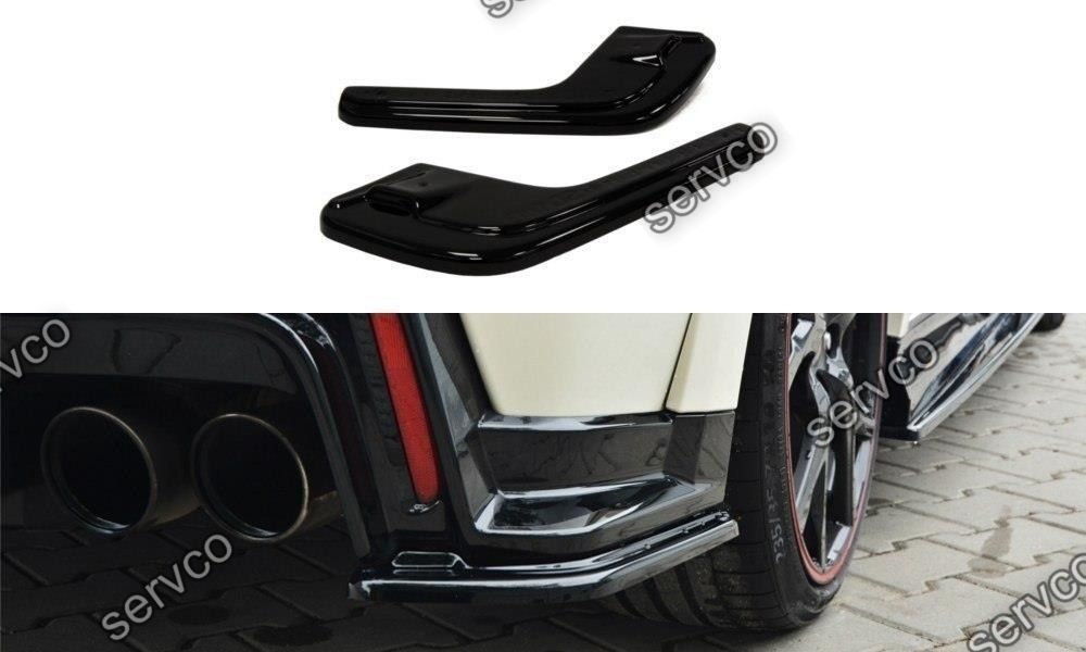 Prelungire splitter bara spate Honda Civic Mk9 Type R 2015- v5 - Maxton Design