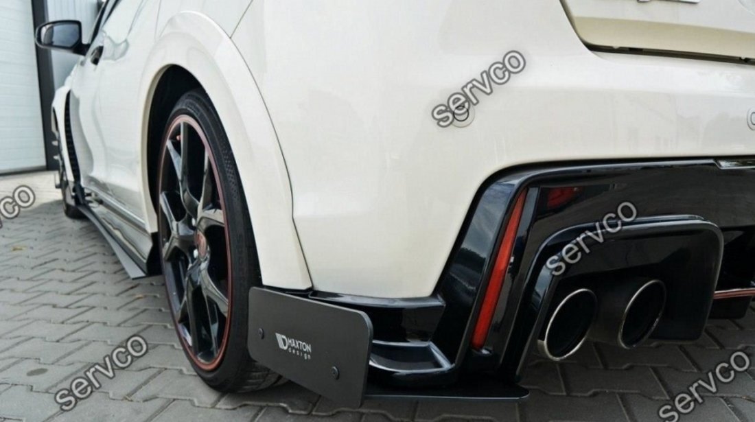 Prelungire splitter bara spate Honda Civic Mk9 Type R 2015- v4 - Maxton Design