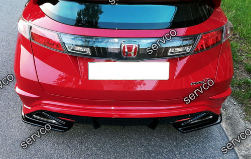 Prelungire splitter bara spate Honda Civic VIII Type-R GP 2007-2010 v8 - Maxton Design