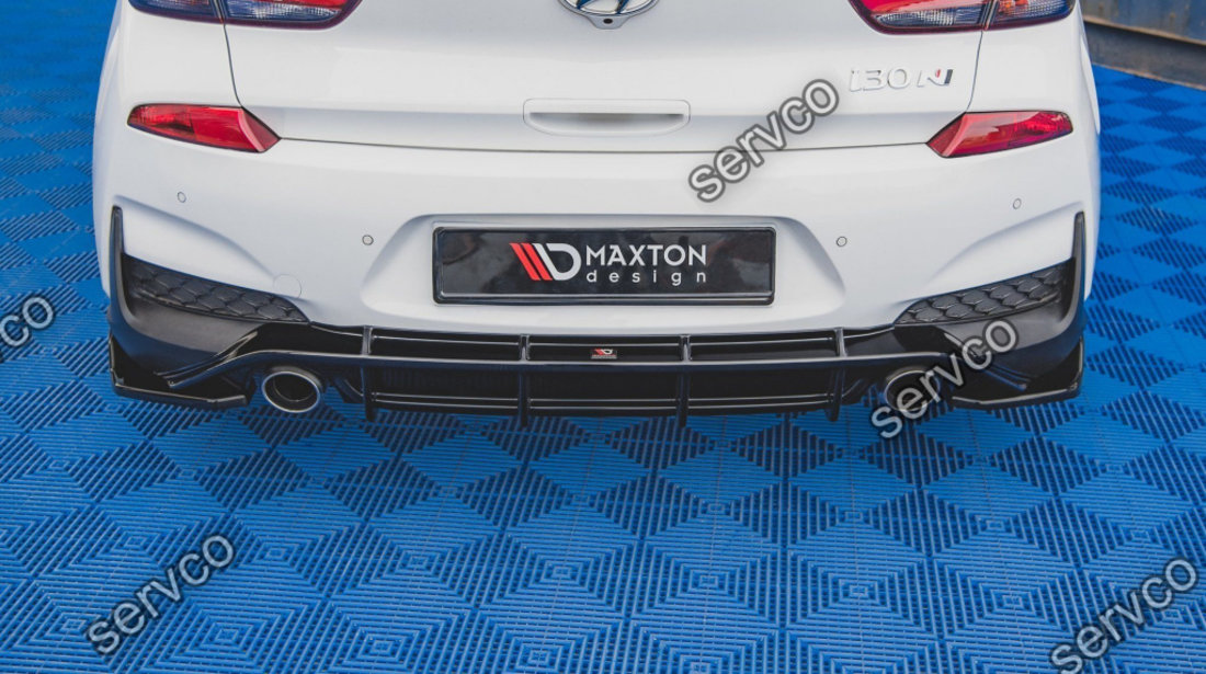 Prelungire splitter bara spate Hyundai I30 N Mk3 Hatchback 2017- v18 - Maxton Design