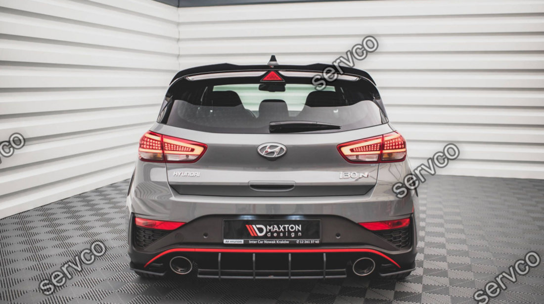 Prelungire splitter bara spate Hyundai I30 N Hatchback Mk3 Facelift 2020- v25 - Maxton Design