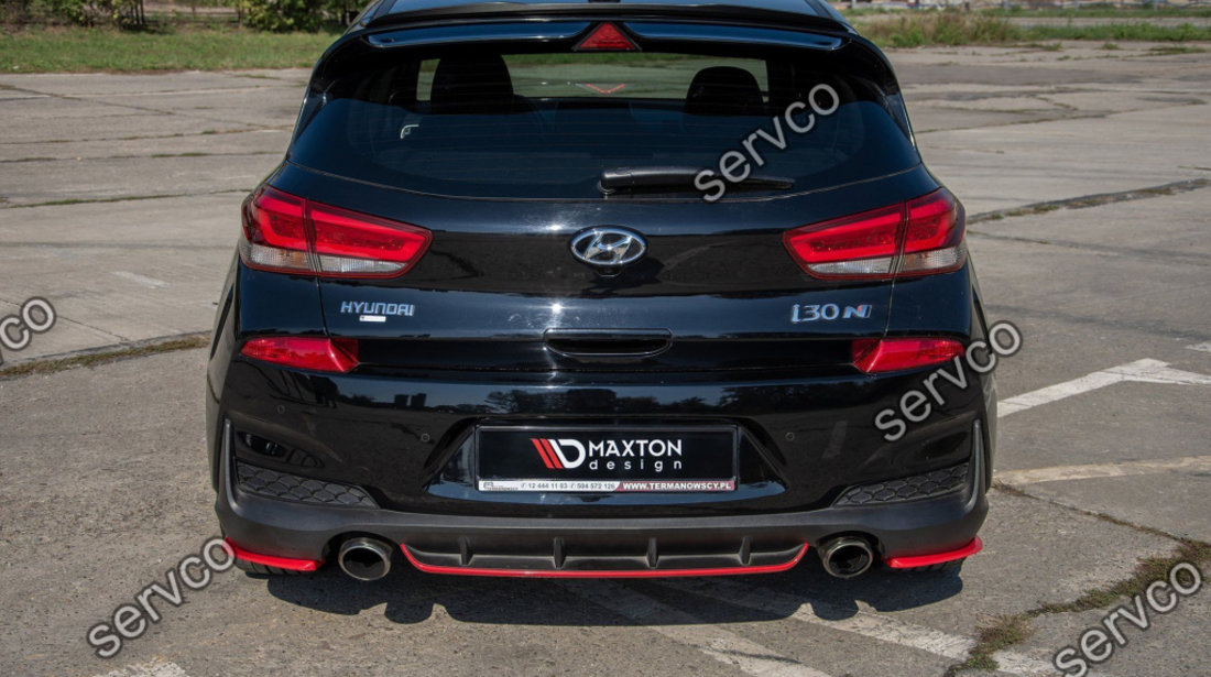 Prelungire splitter bara spate Hyundai I30N Mk3 2016- v5 - Maxton Design