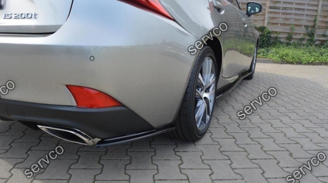 Prelungire splitter bara spate Lexus IS Mk3 Facelift t 2016- v8 - Maxton Design