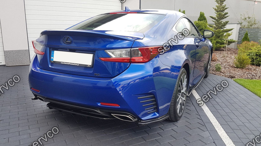 Prelungire splitter bara spate Lexus RC 2014- v3 - Maxton Design