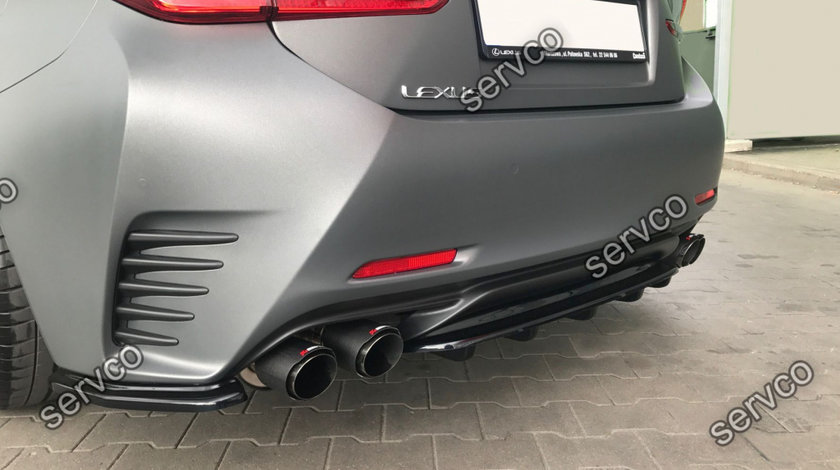 Prelungire splitter bara spate Lexus RC 2014- v4 - Maxton Design
