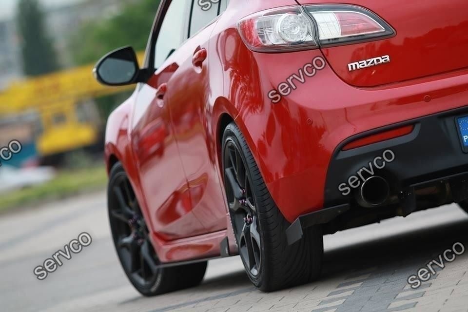 Prelungire splitter bara spate Mazda 3 Mk2 MPS 2009-2013 v6 - Maxton Design