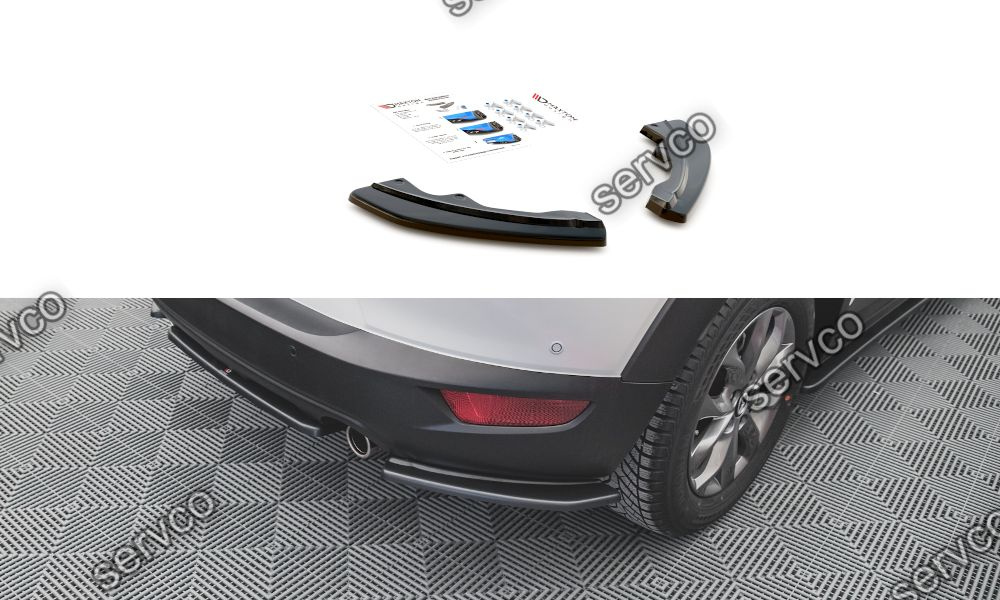 Prelungire splitter bara spate Mazda CX-3 2015- v1 - Maxton Design