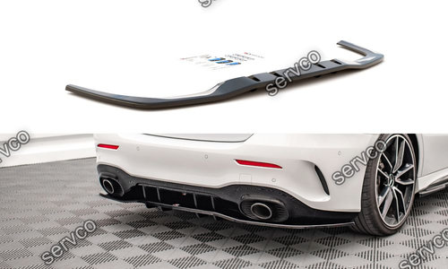 Prelungire splitter bara spate Mercedes A Class A 35 AMG Sedan W177 2018- v6 - Maxton Design