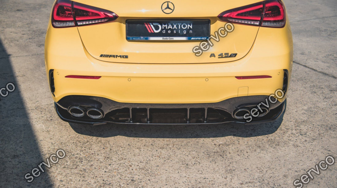 Prelungire splitter bara spate Mercedes A Class W177 AMG A 45 S 2019- v2 - Maxton Design