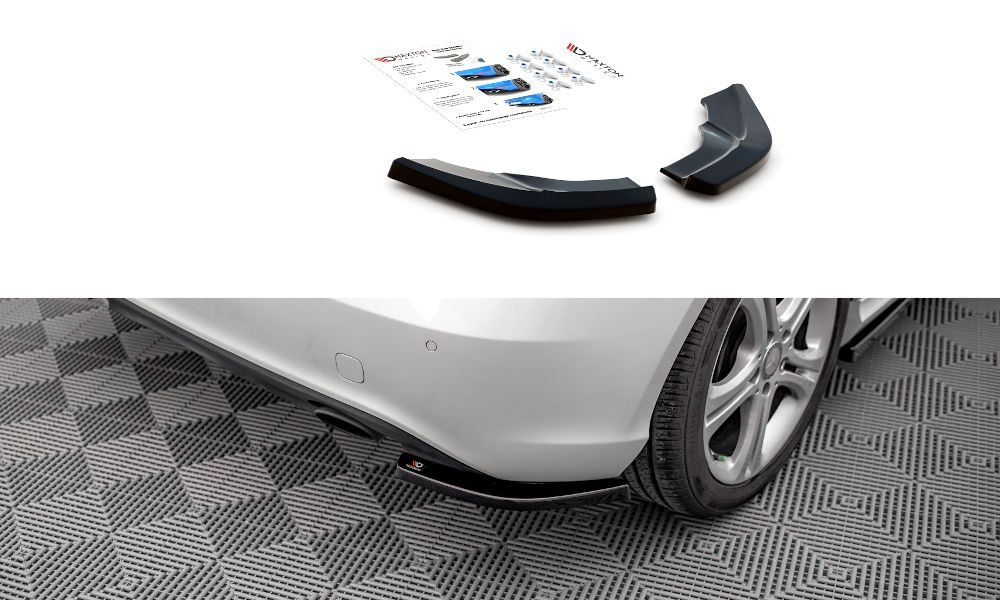 Prelungire splitter bara spate Mercedes A Class W176 2012-2015 v8 - Maxton Design