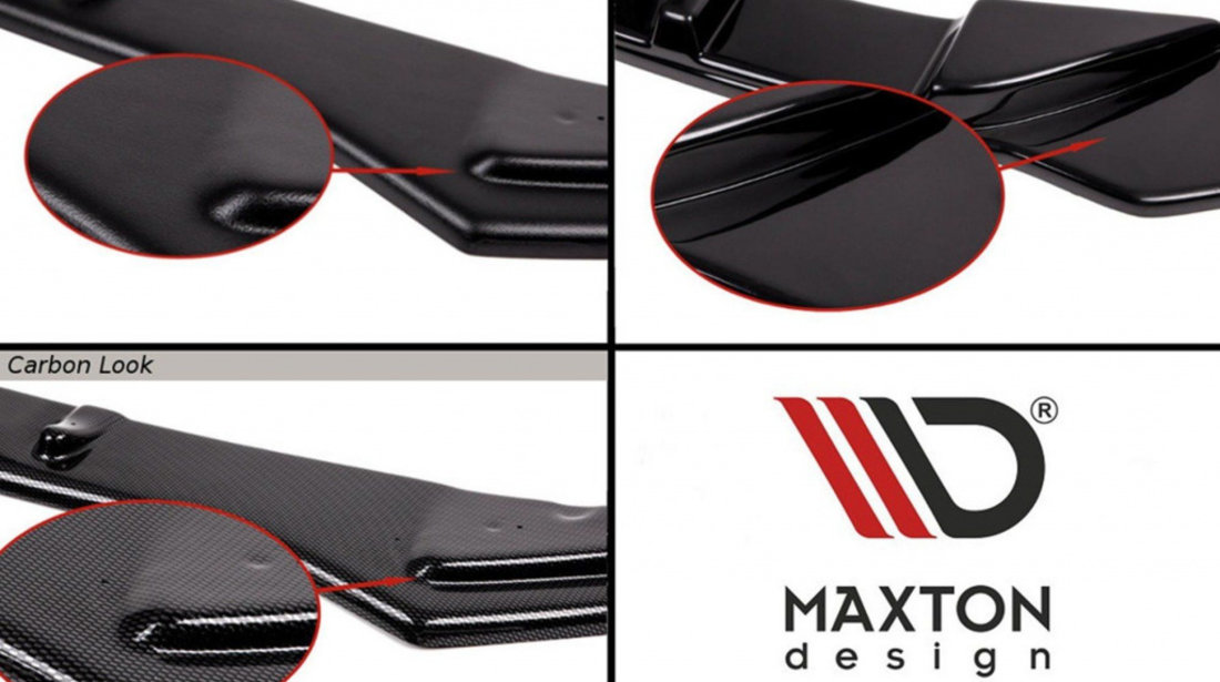 Prelungire splitter bara spate Mercedes A Class W176 2012-2015 v7 - Maxton Design