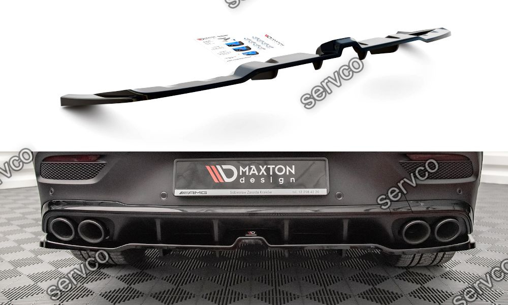 Prelungire splitter bara spate Mercedes-AMG GLE Coupe C167 2019- v2 - Maxton Design