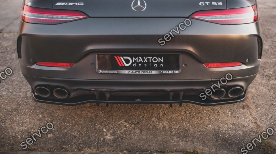 Prelungire splitter bara spate Mercedes AMG GT 53 4-Door Coupe 2018- v1 - Maxton Design