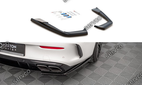 Prelungire splitter bara spate Mercedes C Class C205 Facelift AMG C63 Coupe 2018-2021 v12 - Maxton D...