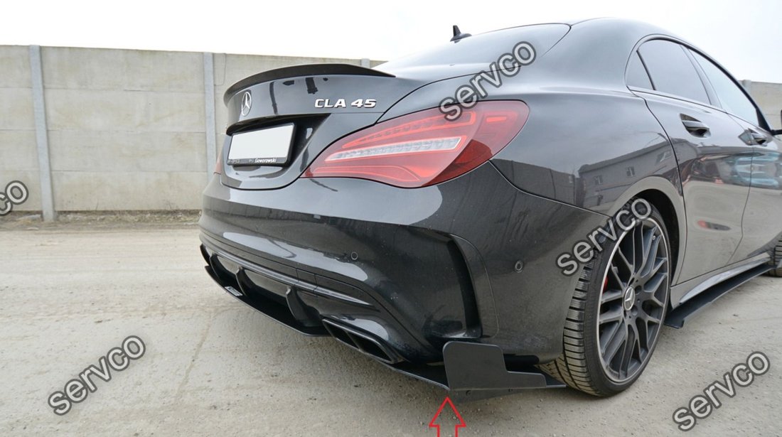 Prelungire splitter bara spate Mercedes CLA A45 AMG C117 Facelift 2017- v5