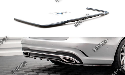 Prelungire splitter bara spate Mercedes E Class W 212 Facelift AMG-Line Sedan 2012-2016 v6 - Maxton ...