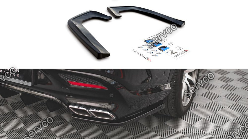 Prelungire splitter bara spate Mercedes GLE Coupe 63AMG C292 2015-2019 v2 - Maxton Design