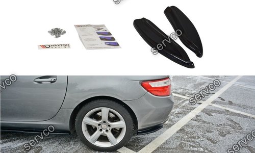 Prelungire splitter bara spate Mercedes SLK R172 2011-2015 v1 - Maxton Design