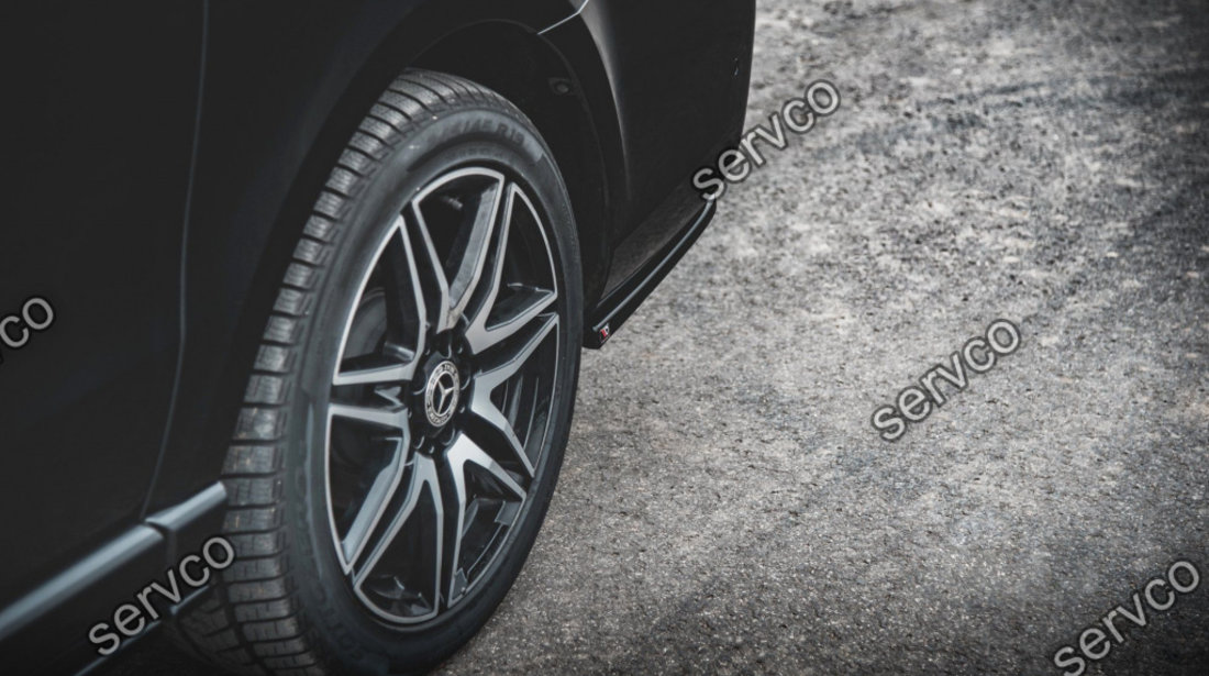Prelungire splitter bara spate Mercedes V Class AMG-Line W447 Facelift 2019- v2 - Maxton Design