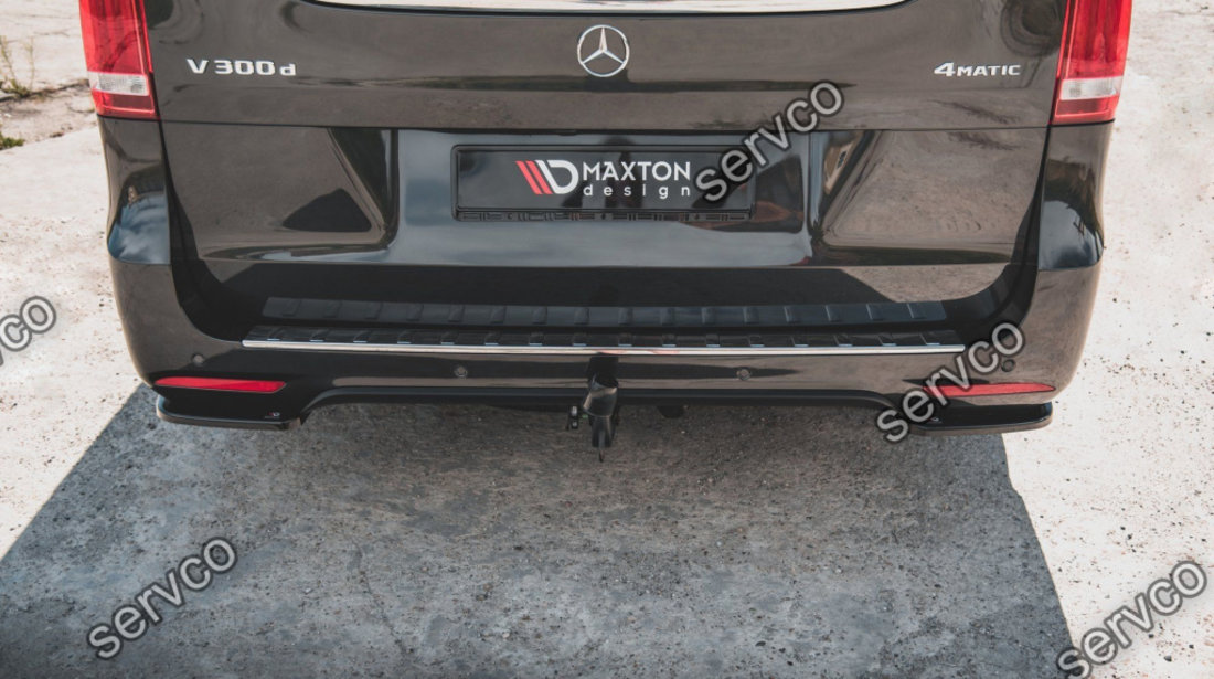 Prelungire splitter bara spate Mercedes V Class AMG-Line W447 Facelift 2019- v1 - Maxton Design