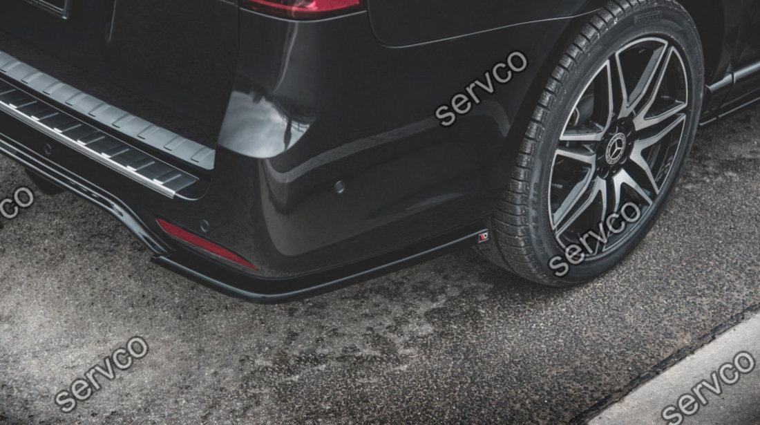 Prelungire splitter bara spate Mercedes V Class AMG-Line W447 Facelift 2019- v2 - Maxton Design