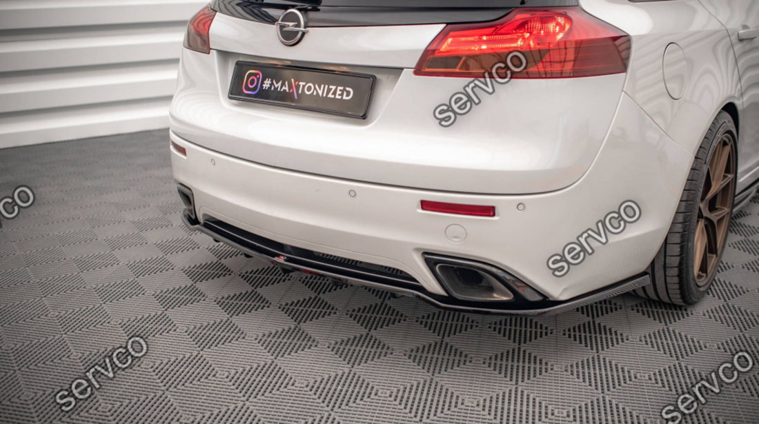 Prelungire splitter bara spate Opel Insignia OPC Sports Tourer Mk1 2009-2013 v3 - Maxton Design