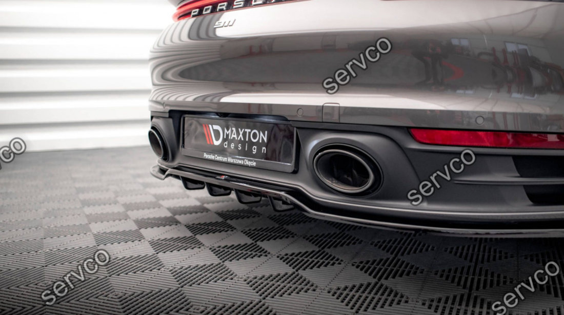 Prelungire splitter bara spate Porsche 911 Carrera 4S 992 2019- v1 - Maxton Design