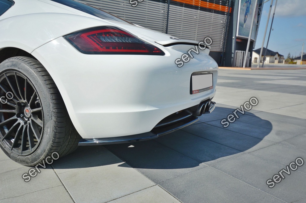 Prelungire splitter bara spate Porsche Cayman S 987C 2006-2009 v1 - Maxton Design