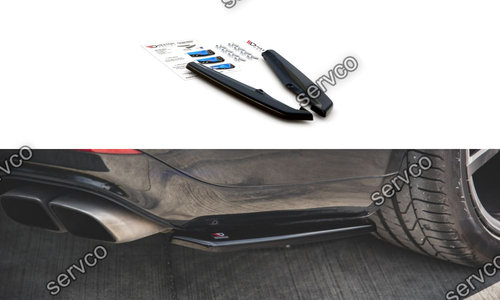 Prelungire splitter bara spate Porsche Panamera Turbo 970 Facelift 2013-2016 v1 - Maxton Design