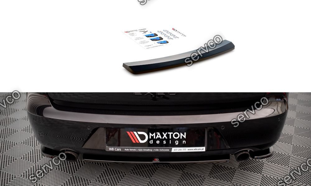 Prelungire splitter bara spate Seat Exeo 2008-2013 v2 - Maxton Design