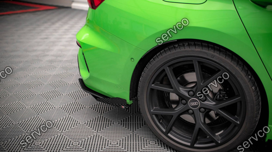 Prelungire splitter bara spate si flapsuri Audi RS3 Sedan 8Y 2020- v13 - Maxton Design