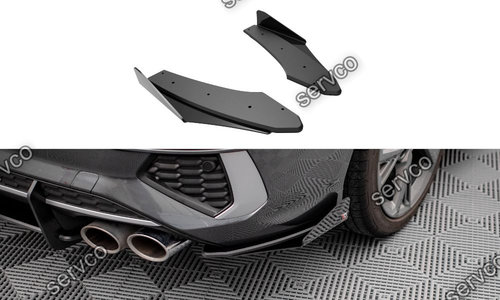 Prelungire splitter bara spate si flapsuri Audi S3 Sedan 8Y 2020- v17 - Maxton Design