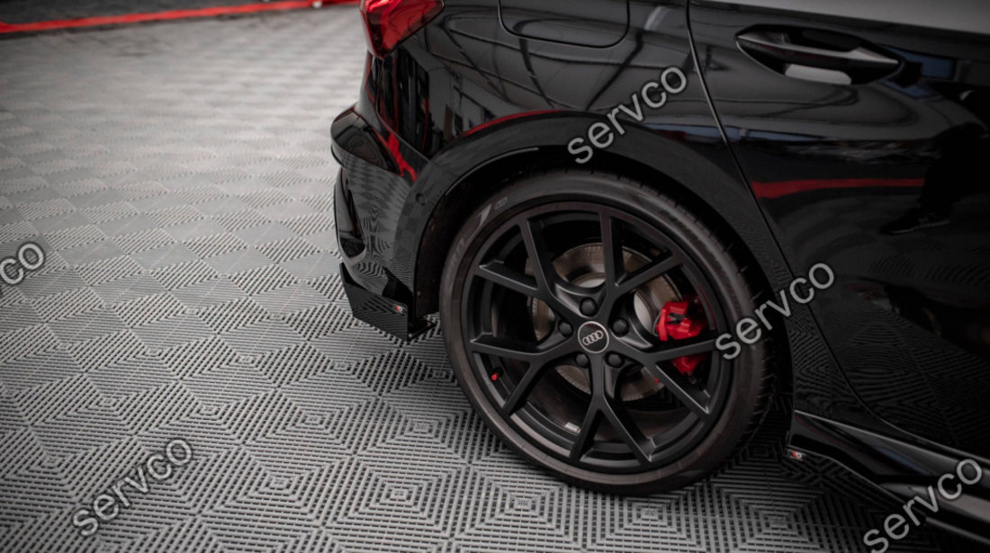 Prelungire splitter bara spate si flapsuri Audi RS3 Sportback 8Y 2020- v8 - Maxton Design