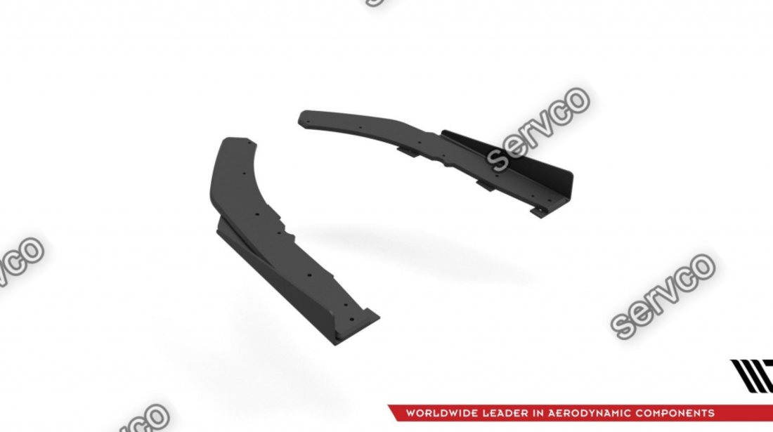 Prelungire splitter bara spate si flapsuri Bmw Seria 4 G22 M-Pachet 2020- v7 - Maxton Design