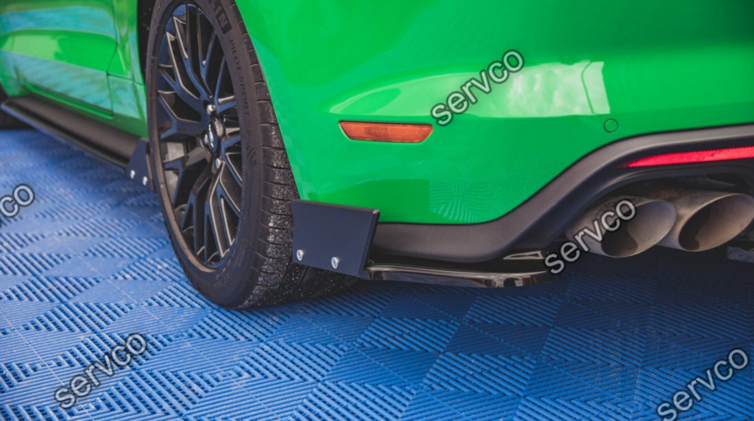Prelungire splitter bara spate si flapsuri Ford Mustang GT Mk6 Facelift 2017- v7 - Maxton Design