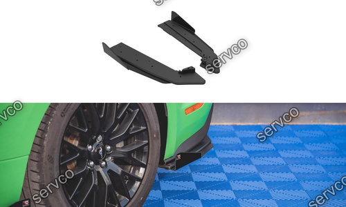 Prelungire splitter bara spate si flapsuri Ford Mustang GT Mk6 Facelift 2017- v9 - Maxton Design