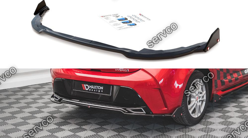 Prelungire splitter bara spate si flapsuri Toyota Corolla GR Sport Hatchback XII 2019- v7 - Maxton Design