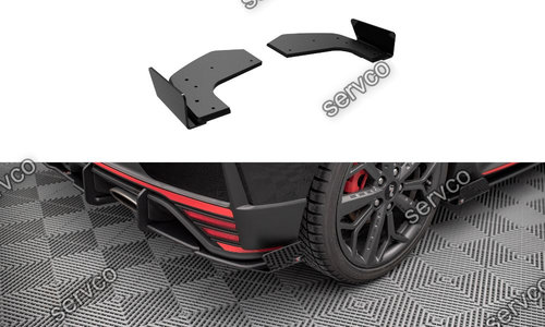 Prelungire splitter bara spate si flapsuri Hyundai I20 N Mk3 2020- v4 - Maxton Design