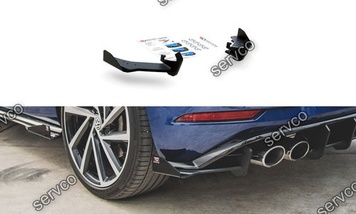 Prelungire splitter bara spate si flapsuri Volkswagen Golf 7 R Facelift 2017-2020 v30 - Maxton Desig...