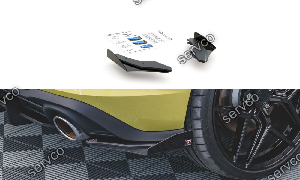 Prelungire splitter bara spate si flapsuri Volkswagen Golf 8 GTI Clubsport 2020- v24 - Maxton Design