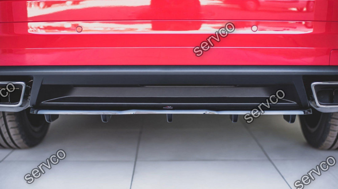Prelungire splitter bara spate Skoda Kodiaq RS 2019- v6 - Maxton Design